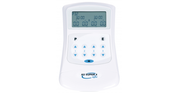 AS SUPER 4 digital - elektrischer 4-Kanal-Nadelstimulator für die Elektroakupunktur / elektrische Akupunkturnadel-Stimulation