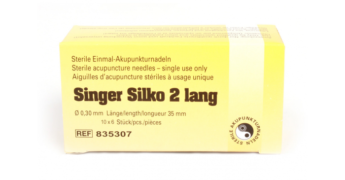 Akupunkturnadeln Singer Silko 2 lang orange 0,30 x 35 mm - Päckchen