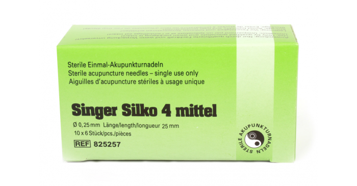 Akupunkturnadeln Singer Silko 4 mittel grün 0,25 x 25 mm - Päckchen